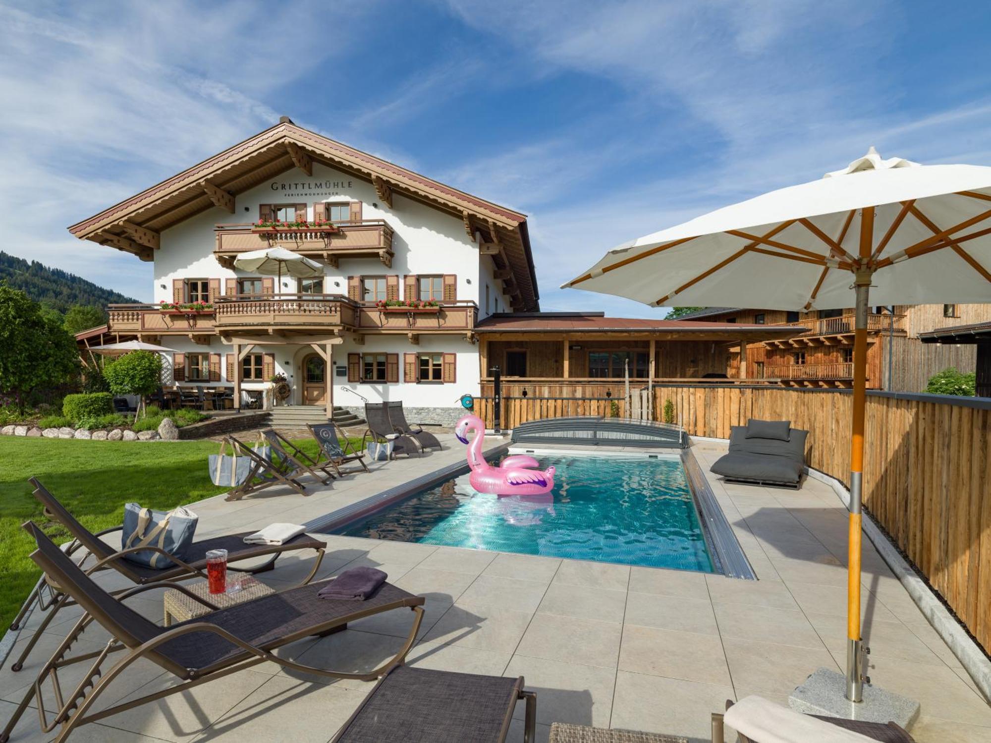 Grittlmühle Chalet Ferienwohnungen Brixen im Thale Exterior foto